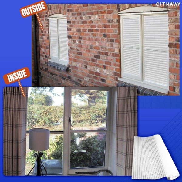 🔥Last Day 49% OFF - One-Way Imitation Blinds Privacy Window Cover